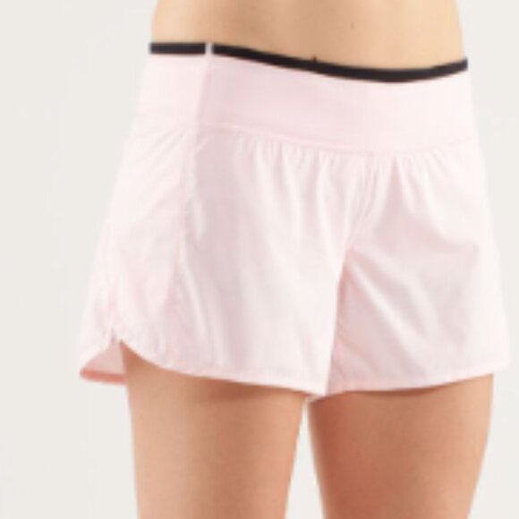 lululemon athletica Pants - (2490) LULULEMON Turbo Run Short Sz 4 **GLITTERY